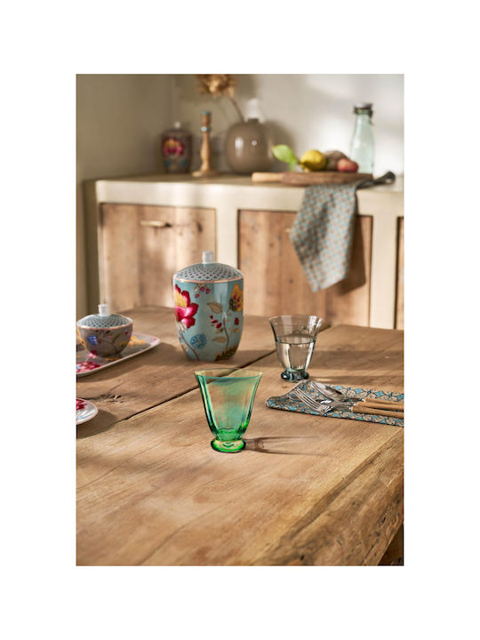 PiP Studio Ποτήρι Νερού από Γυαλί σε Πράσινο Χρώμα 280ml