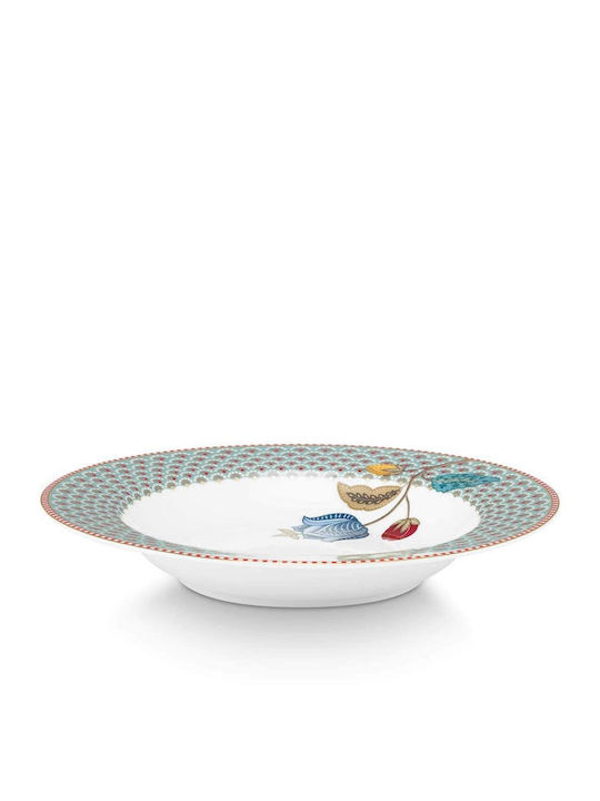 PiP Studio Blooming Tales Multicolour Porcelain Soup Plate 21.5cm