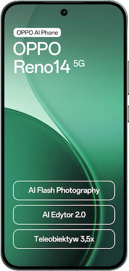 Oppo Reno14 5G Dual SIM (12/512GB) Luminous Green