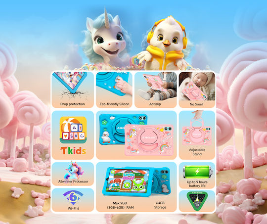 Teclast P85 Kids 8" Tablet (3GB/64GB) Ροζ