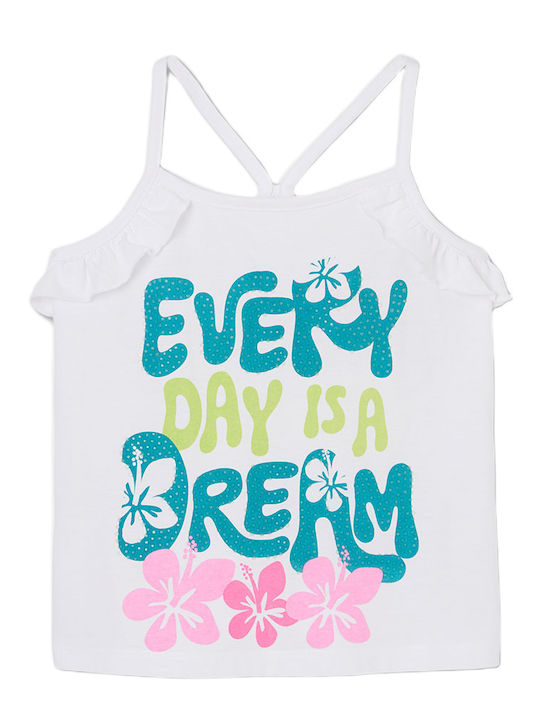 Kids Top Sleeveless White