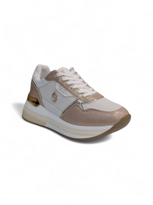 Women's Gold Sneakers
