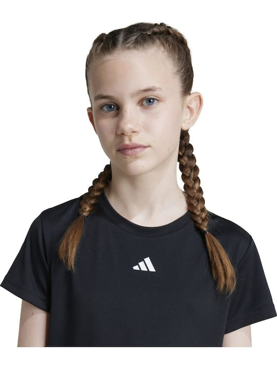 Kinder-T-Shirt Schwarz Essentials Training Tee