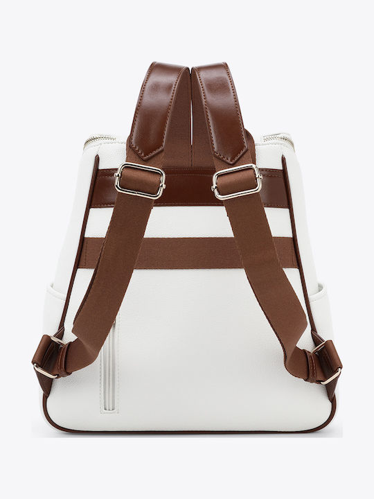 Women's White Backpack