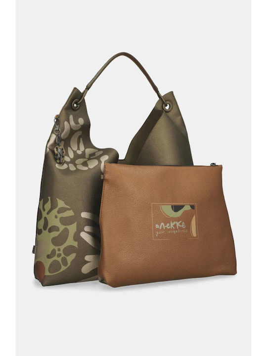Fabric Women's Tote Handbag Multicolour