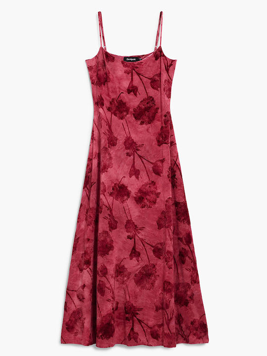 Summer Midi Dress French Fuchsia