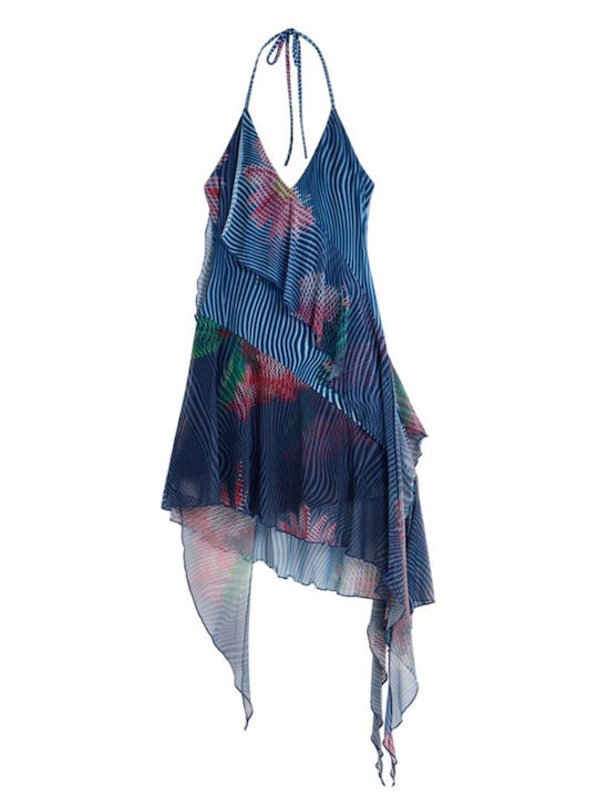 Summer Mini Evening Dress Marine
