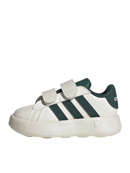 Grand Court 2.0 Παιδικά Sneakers με Σκρατς Λευκά