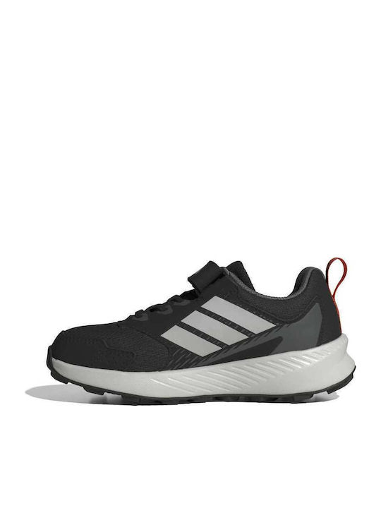 Kids Hiking Shoes Tracefinder With Hoop & Loop Closure Black