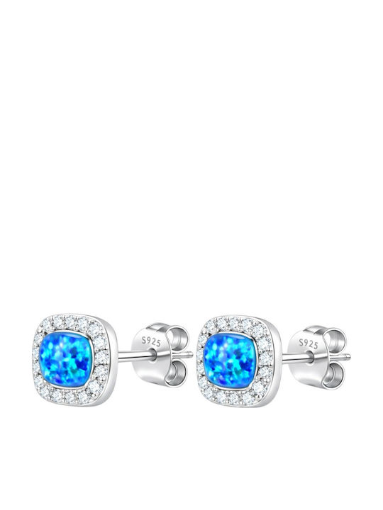Xryseio Silver Earrings with Stones