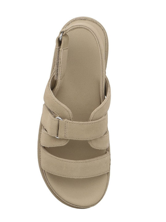 Goldenstar Flache Sandalen für Damen Flatforms Graue