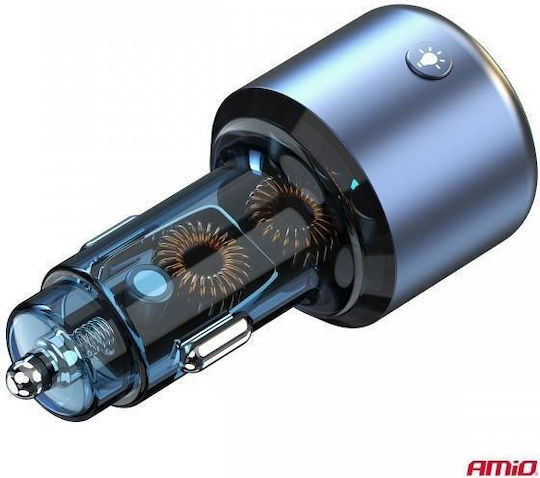 AMiO AMiO Auto FM-Transmitter mit Type-C USB Bluetooth