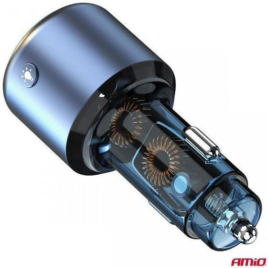 AMiO AMiO Auto FM-Transmitter mit Type-C USB Bluetooth