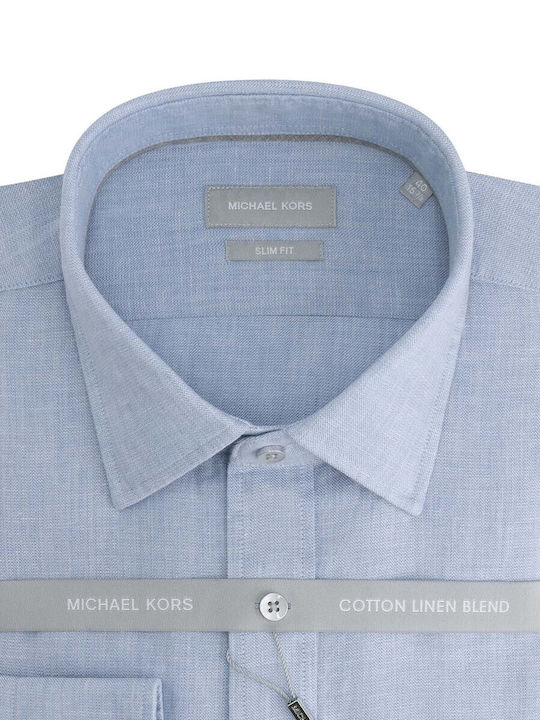 Michael Kors Λινό Πουκάμισο Σιέλ
