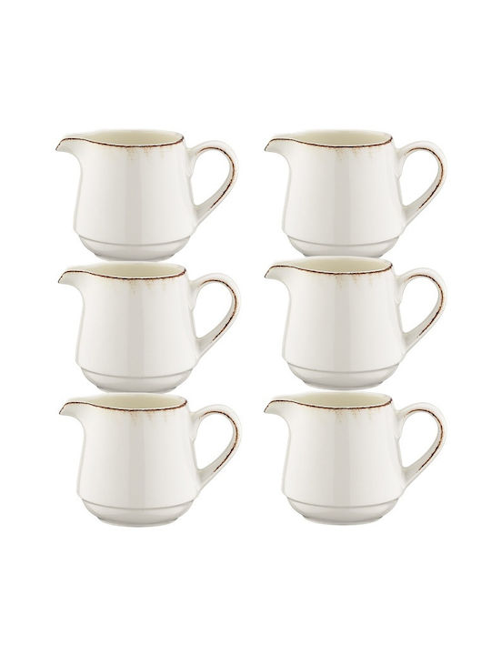 Bonna Retro Porcelain Milk Jug for Serving Beige