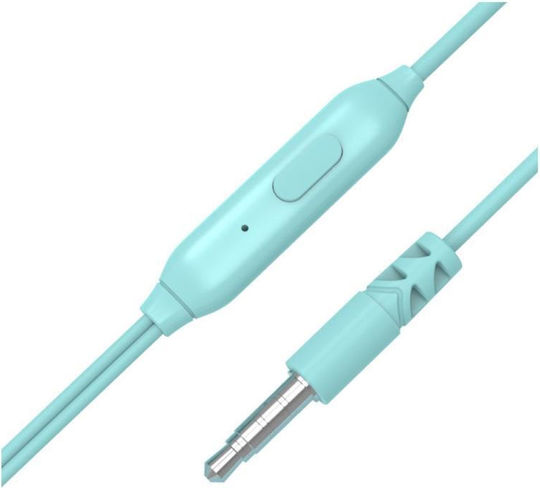 XO EP50 In-ear Handsfree με Βύσμα 3.5mm Πράσινο