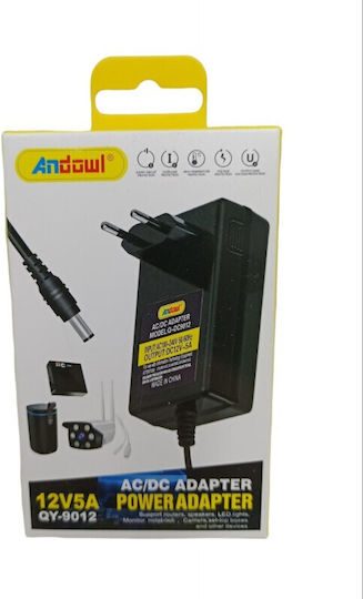 Andowl QY-9012 In-ear Handsfree Headphones with Connector 3.5mm Black