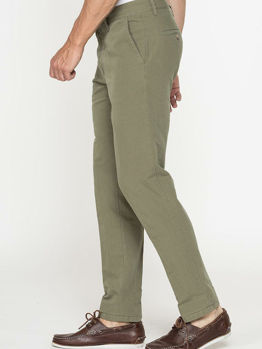 Παντελόνι Chino σε Κανονική Εφαρμογή Army Green