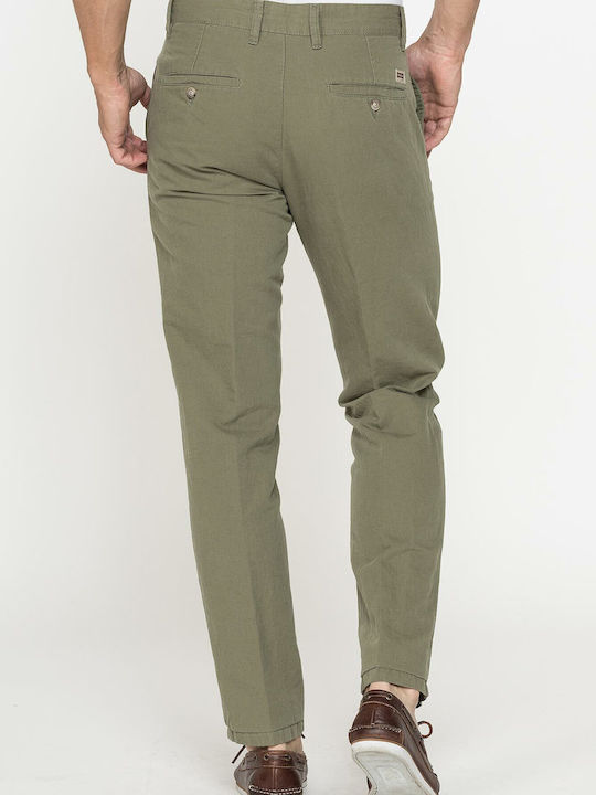 Παντελόνι Chino σε Κανονική Εφαρμογή Army Green