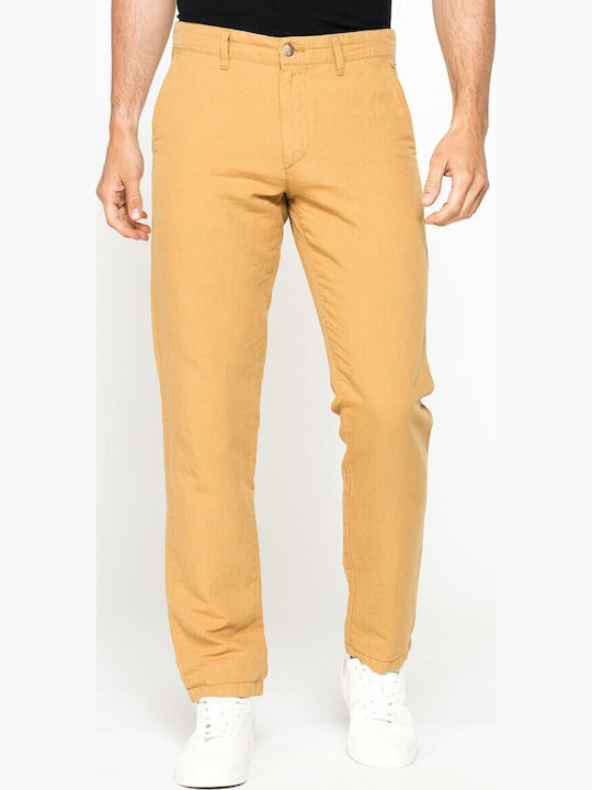 Pantaloni Chino Regular Galbeni