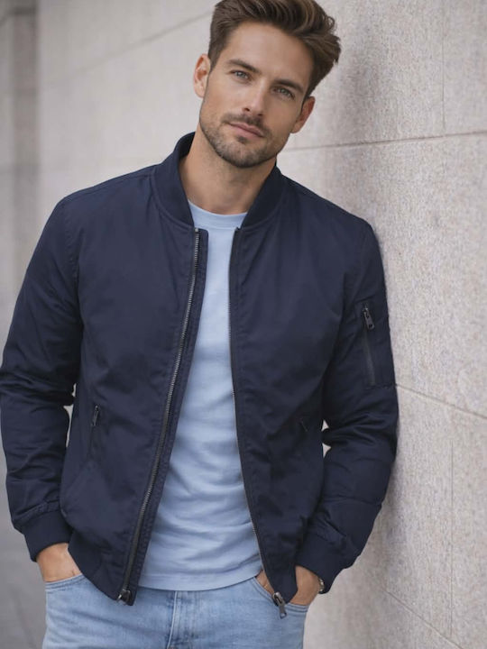 Herren Bomber Blau