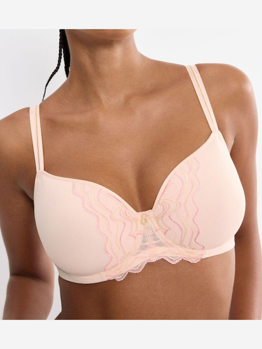 Palina Balconette Porcelain Bra with Light Padding & Underwire