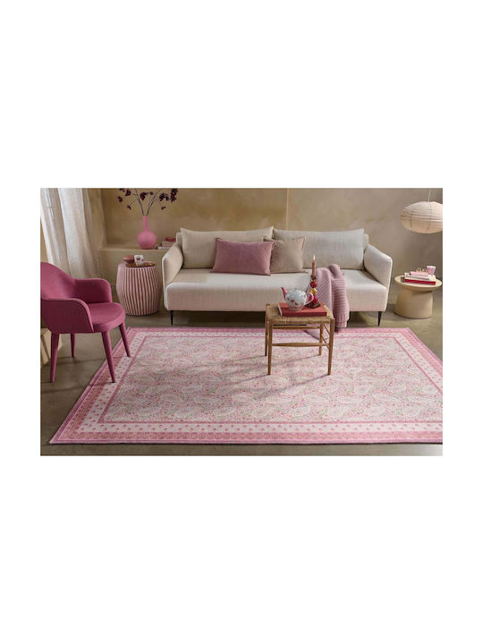PiP Studio Kairi Bloom Wohnzimmer Teppich Rechteckig Hellrosa 230x155cm