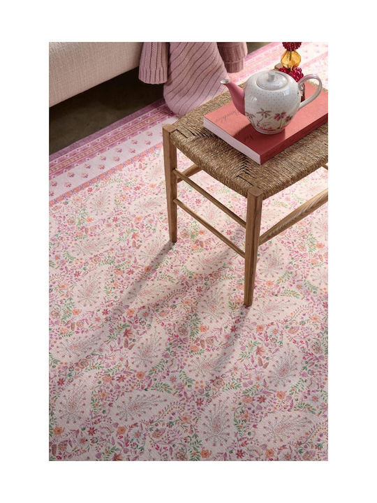 PiP Studio Kairi Bloom Wohnzimmer Teppich Rechteckig Hellrosa 230x155cm