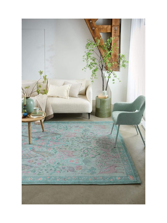 PiP Studio Pavoni Килим Правоъгълен Зелен 230x155cm