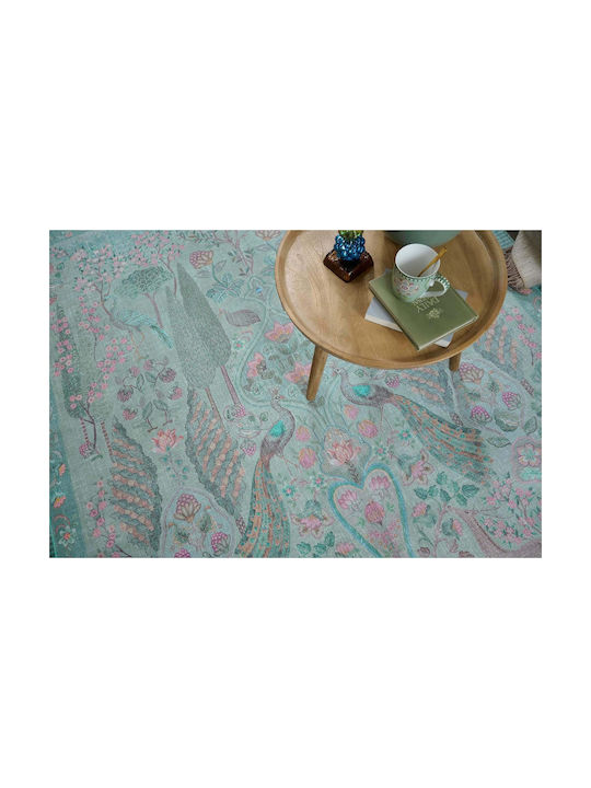 PiP Studio Pavoni Килим Правоъгълен Зелен 230x155cm