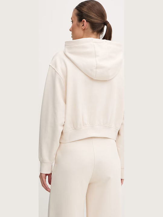 Women's Hooded Sweatshirt Cream