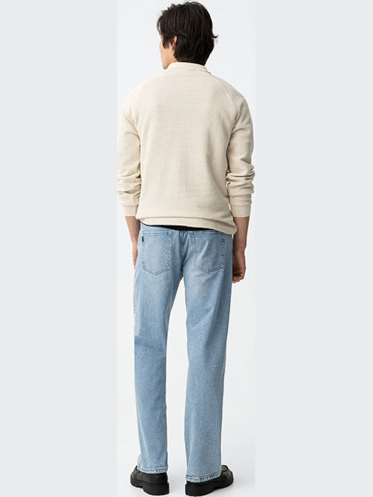 Men's Jeans Pants with Loose Fit Sky Blue
