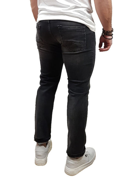 Cover Jeans Cover Teddy Pantaloni De Blugi Pentru Bărbați Elastic Slim Fit Negru