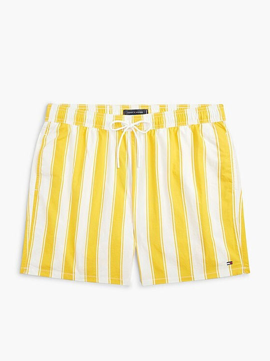 Men's Swimwear Shorts White with Patterns