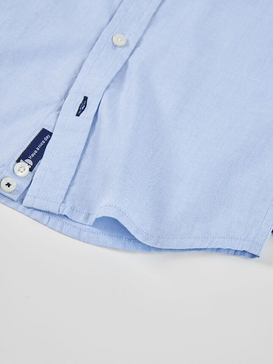 Kids Shirt Long-sleeved Light Blue