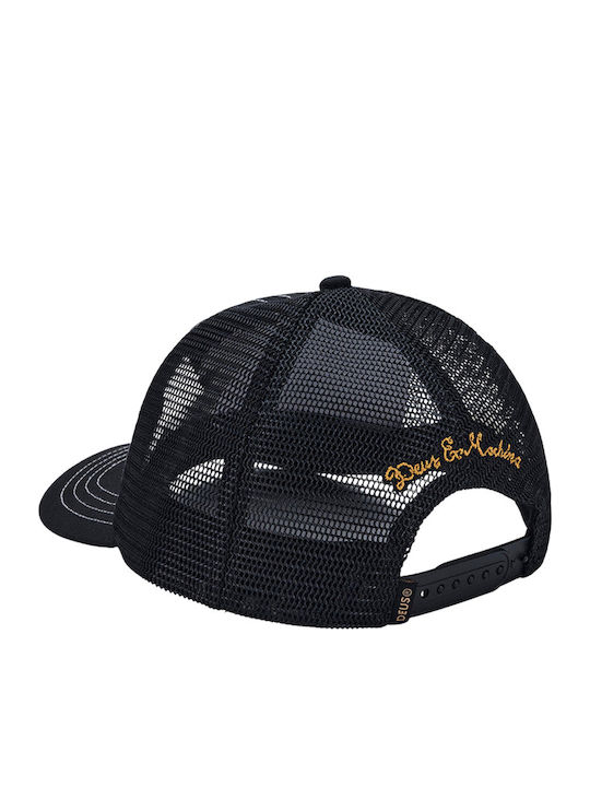 Deus Ex Machina Pill Șapcă Trucker 6 Panouri Neagră