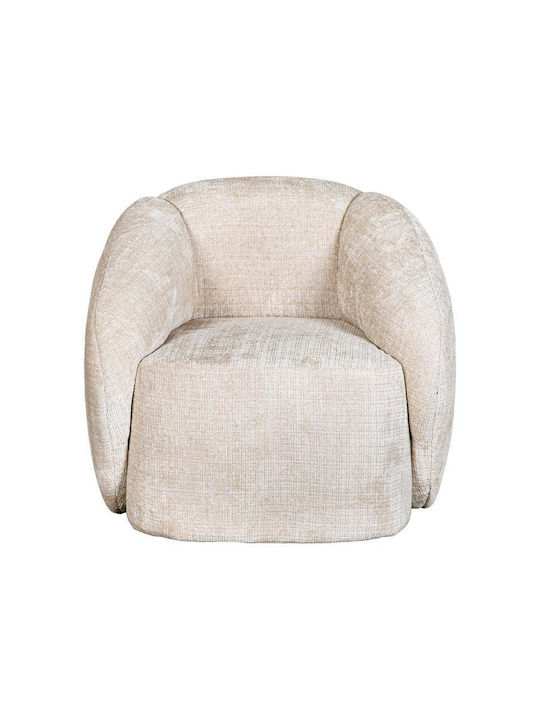 Sienna Armchair Cream 53x76x71cm