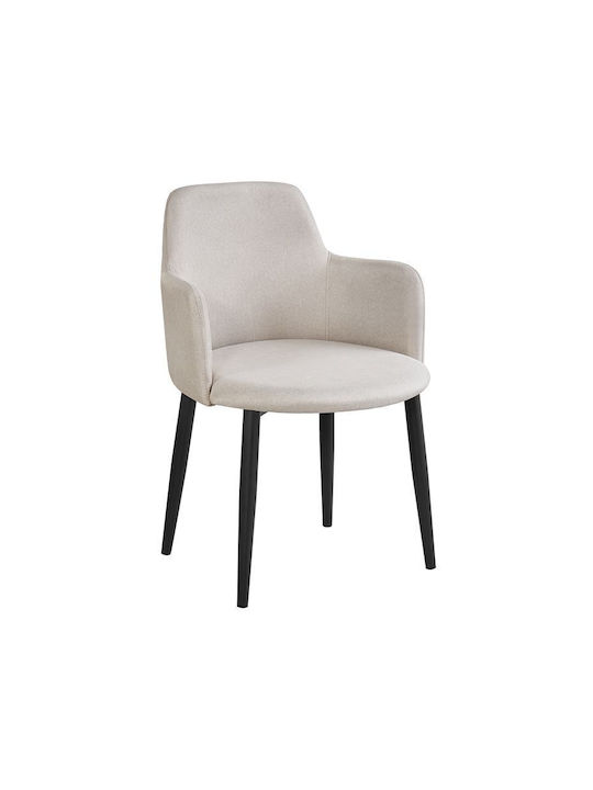 Soul Dining Armchairs Metallic Beige 2pcs 57x60x78cm EM713,4