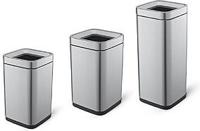 Delta Cleaning Метален Кош За Отпадъци 30л Inox