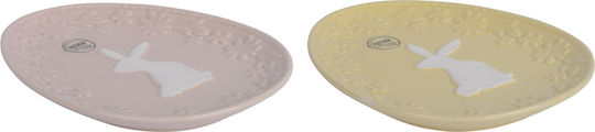 Osterdekorationen & Ornamente Osterhasen-Pappteller 17,4x20,3cm
