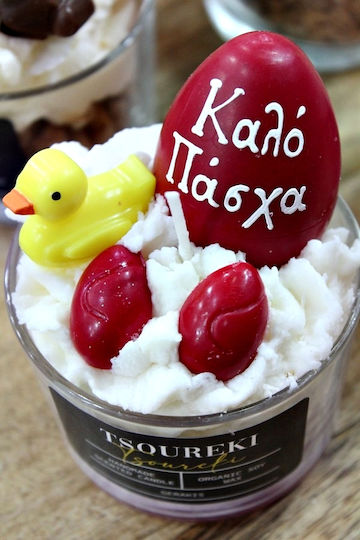 Αρωματικό Κερί Σόγιας Tsoureki Παπάκι Ποτήρι Small Φ8,2 X 5,8 Cm