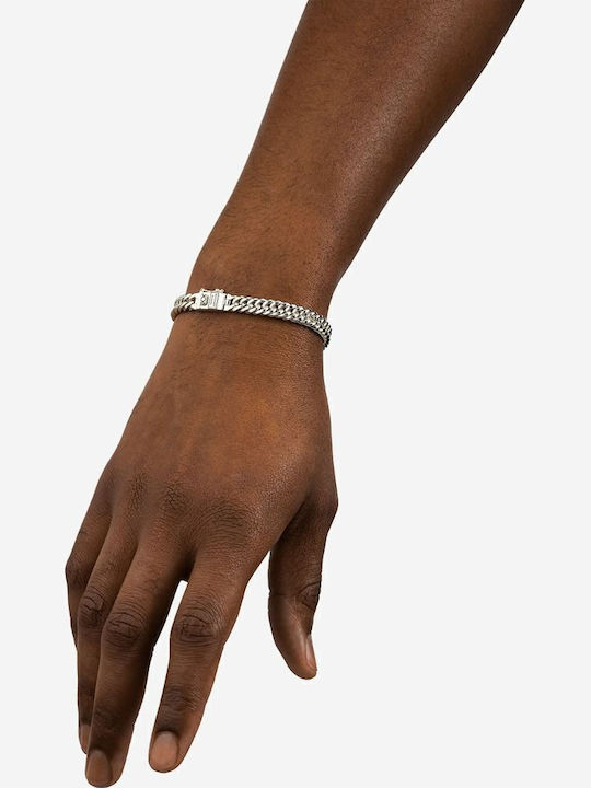 Buddha to Buddha Women's Silver Chain Bracelet 19cm