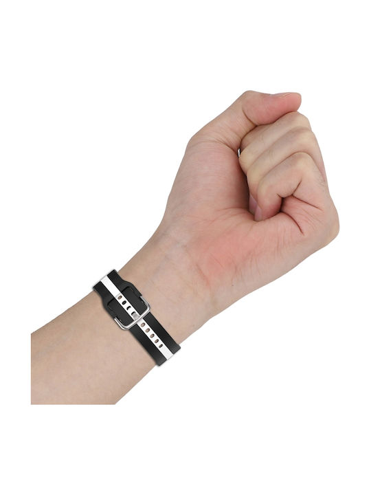 Gummi-Armband Grau 42mm