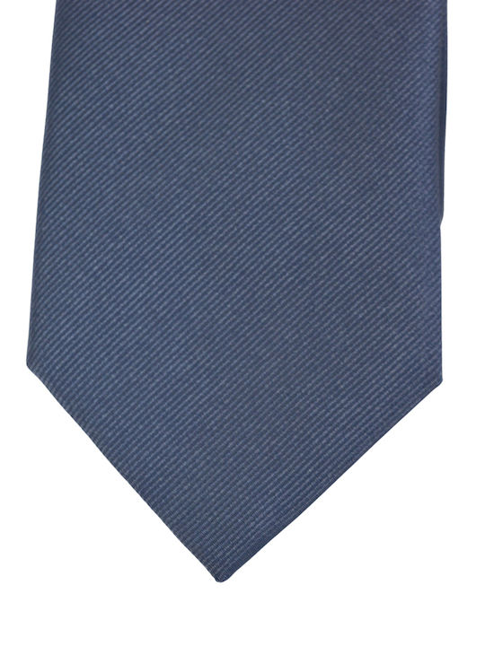 Boss Men's Silk Monochrome Tie in Blue Colour