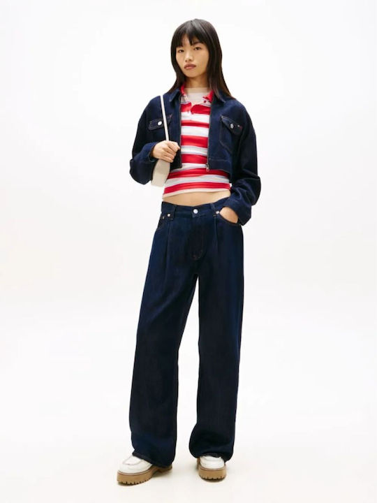 Tommy Hilfiger Women's Jean Pants Mid Rise in Loose Fit
