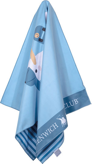 Greenwich Polo Club Junior Πετσετα Θαλασσης 70χ140 4177 Blue