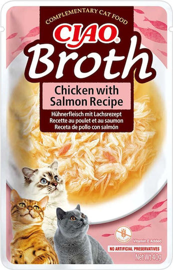 Inaba Мокра Храна За Котки С Пилешко Сьомга И Риба Тон 24x40гр