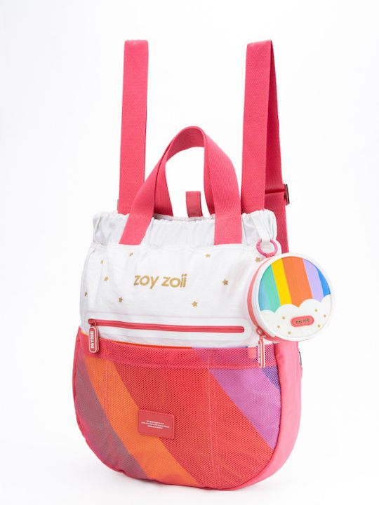 zoy zoii B86 School Bag Backpack Kindergarten Rainbow