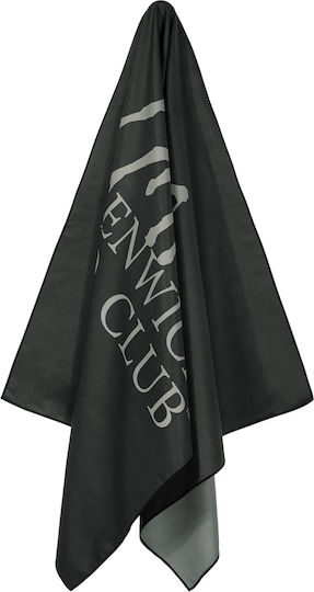 Greenwich Polo Club Πετσέτα Microfiber Σώματος 280gr/m² Διπλής Όψεως Μαύρη 170x80εκ.