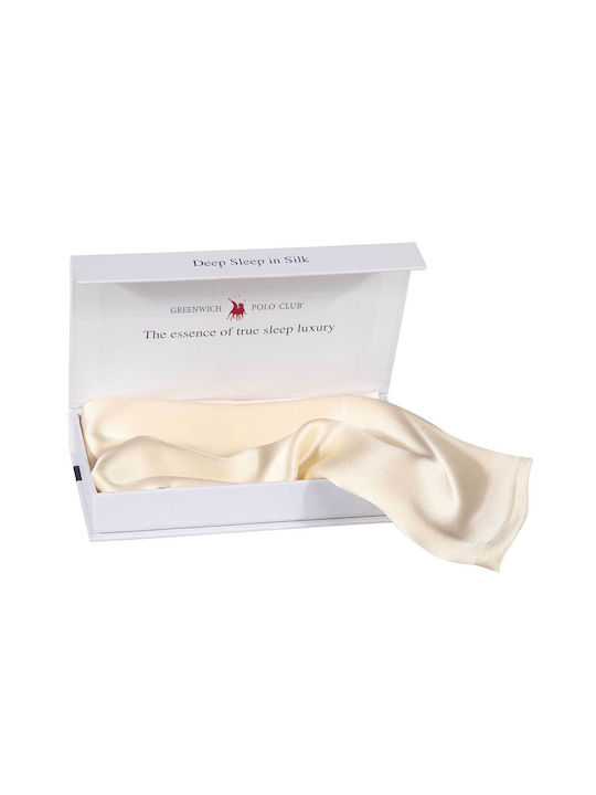 Greenwich Polo Club Silk Essential Μαξιλαροθήκη με Φάσα Golden 50x70εκ.